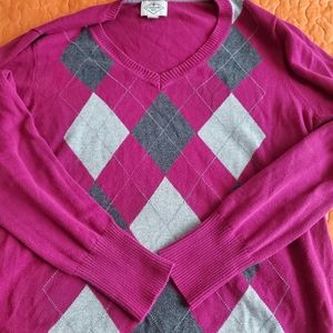 St. John Bay Diamond Pattern Sweater
